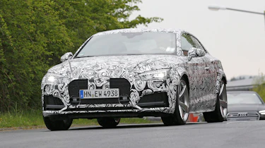 New Audi RS5 spied - front
