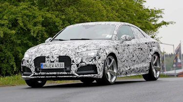 New Audi RS5 spied - front/side