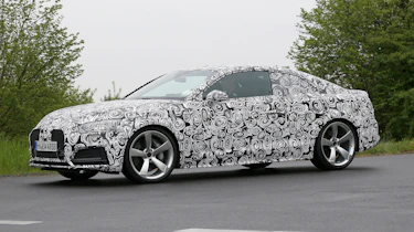 New Audi RS5 spied - side