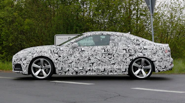 New Audi RS5 spied - full side