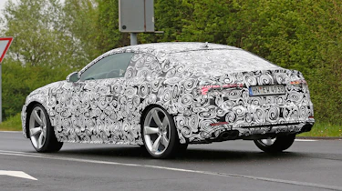 New Audi RS5 spied - side/rear