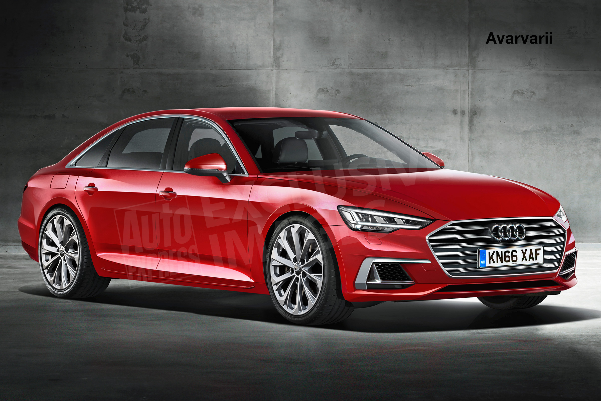 Audi A6 exclusive image (watermarked) - front