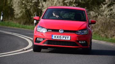 SEAT Ibiza Cupra vs VW Polo GTI - Polo front tracking