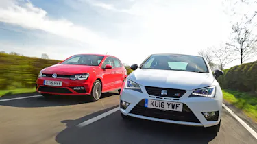 SEAT Ibiza Cupra vs VW Polo GTI - header