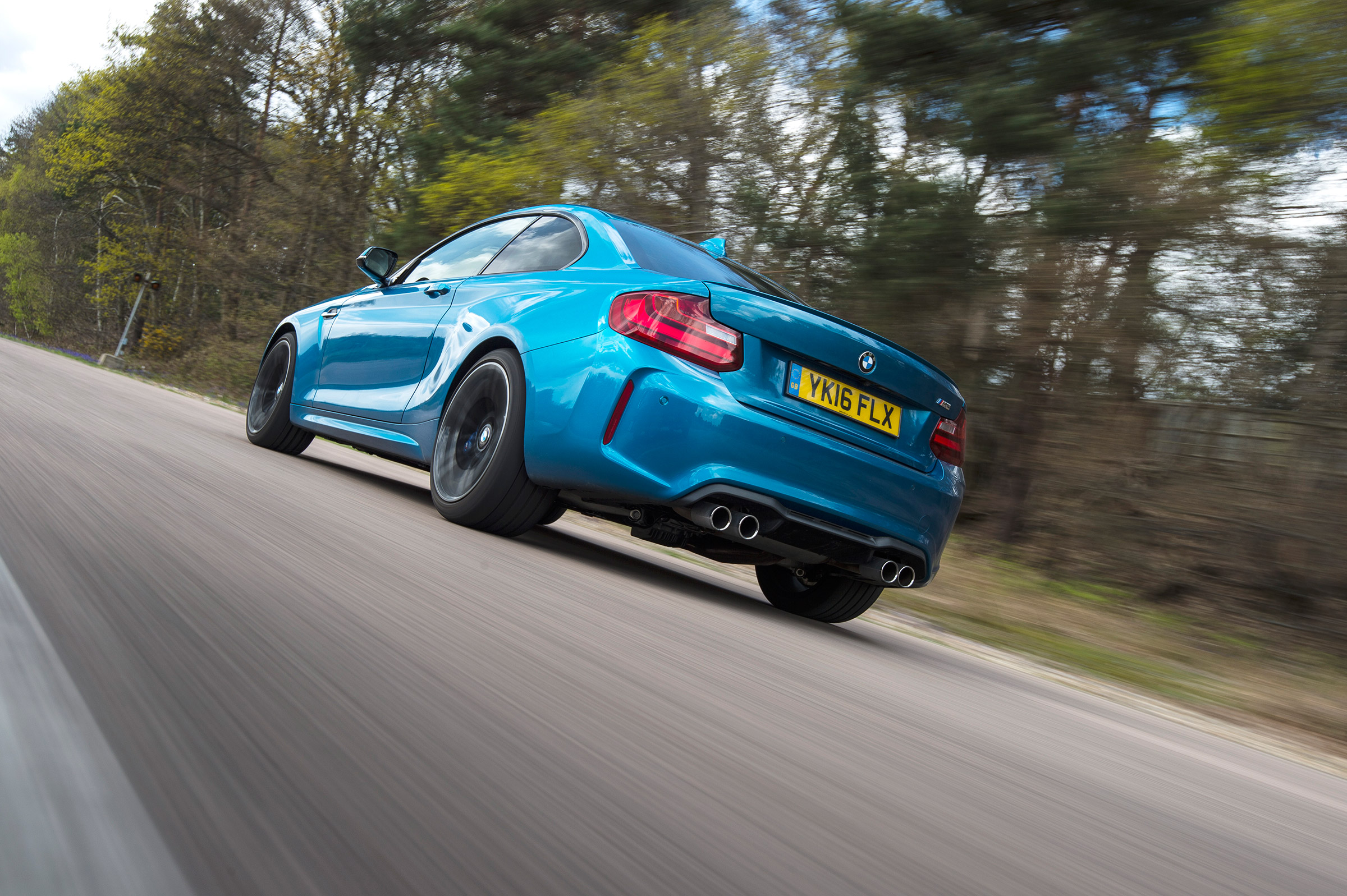 BMW M2 group - rear three quarter