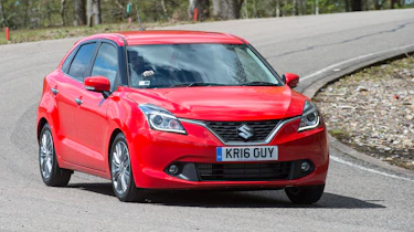 Suzuki Baleno - front cornering