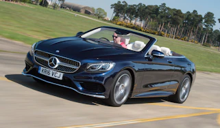 Mercedes S 500 Cabriolet 2016 - front tracking