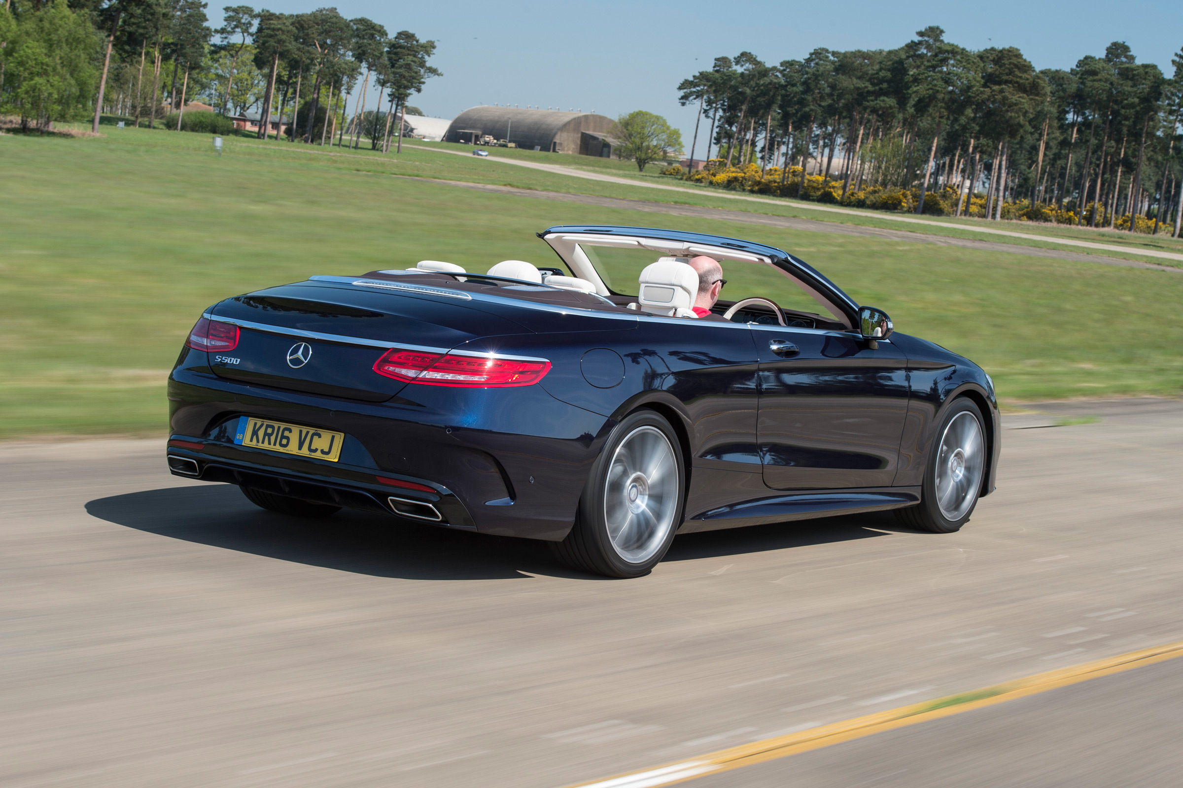 Mercedes S 500 Cabriolet 2016 - rear tracking