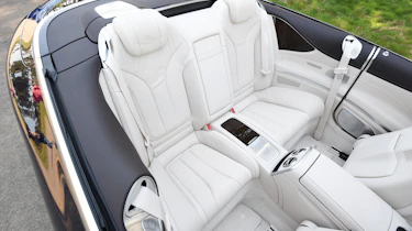Mercedes S 500 Cabriolet 2016 - rear seats
