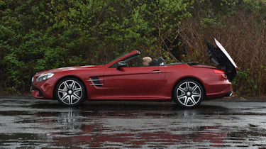 Mercedes SL 500 - roof closing 2