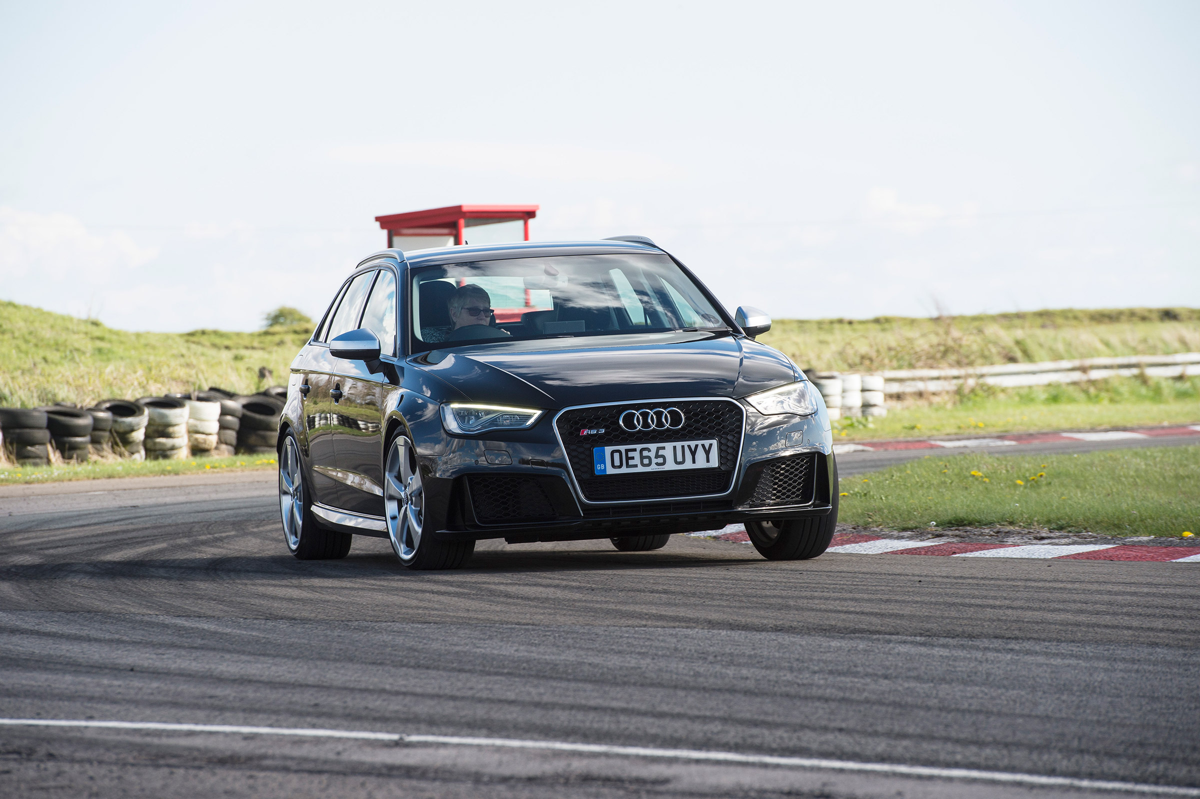 Audi RS3 group - front cornering
