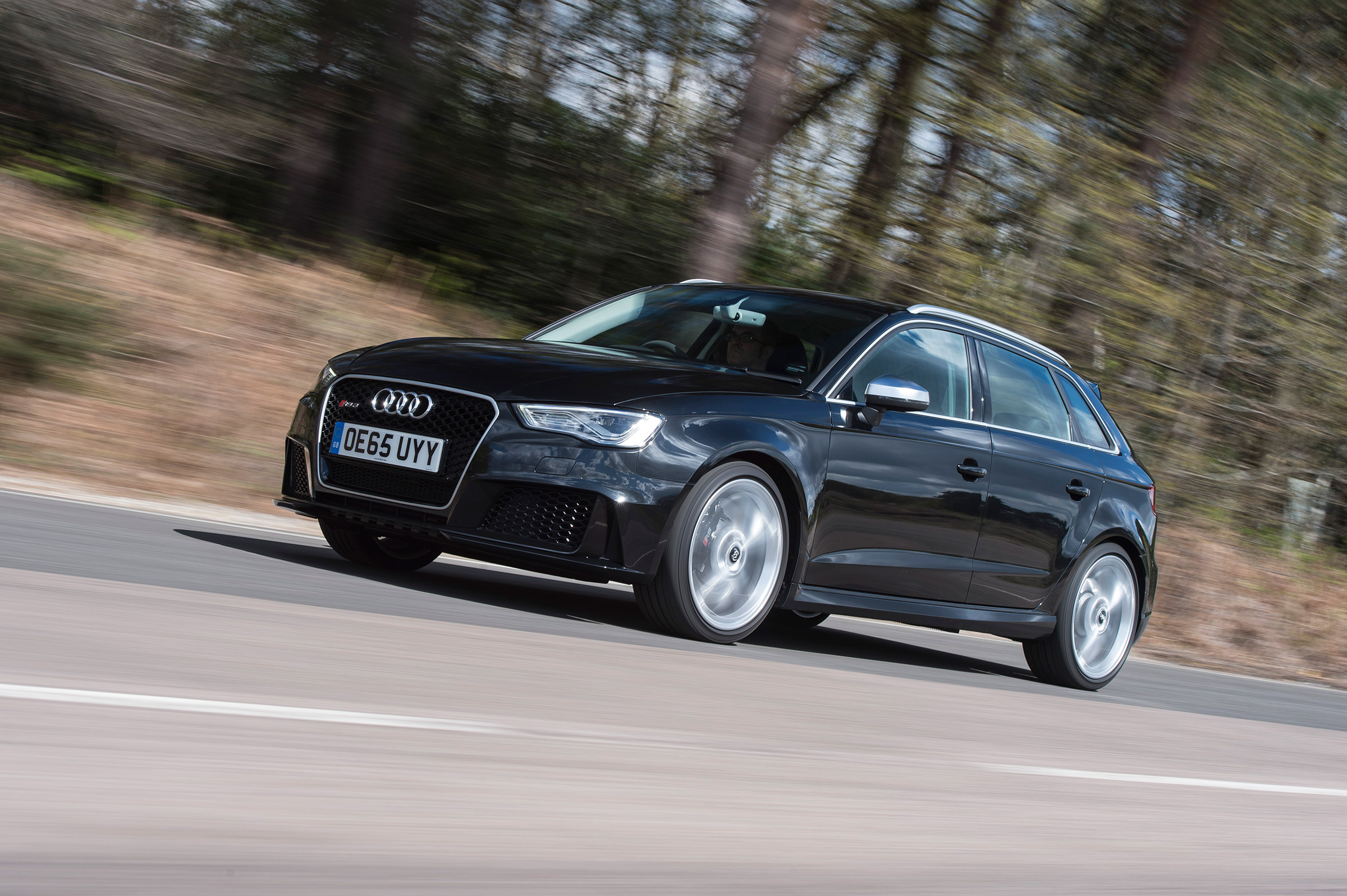 Audi RS3 group - front three quarter