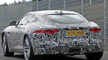 Jaguar F-Type Coupe 4cyl spy shot - rear quarter 2