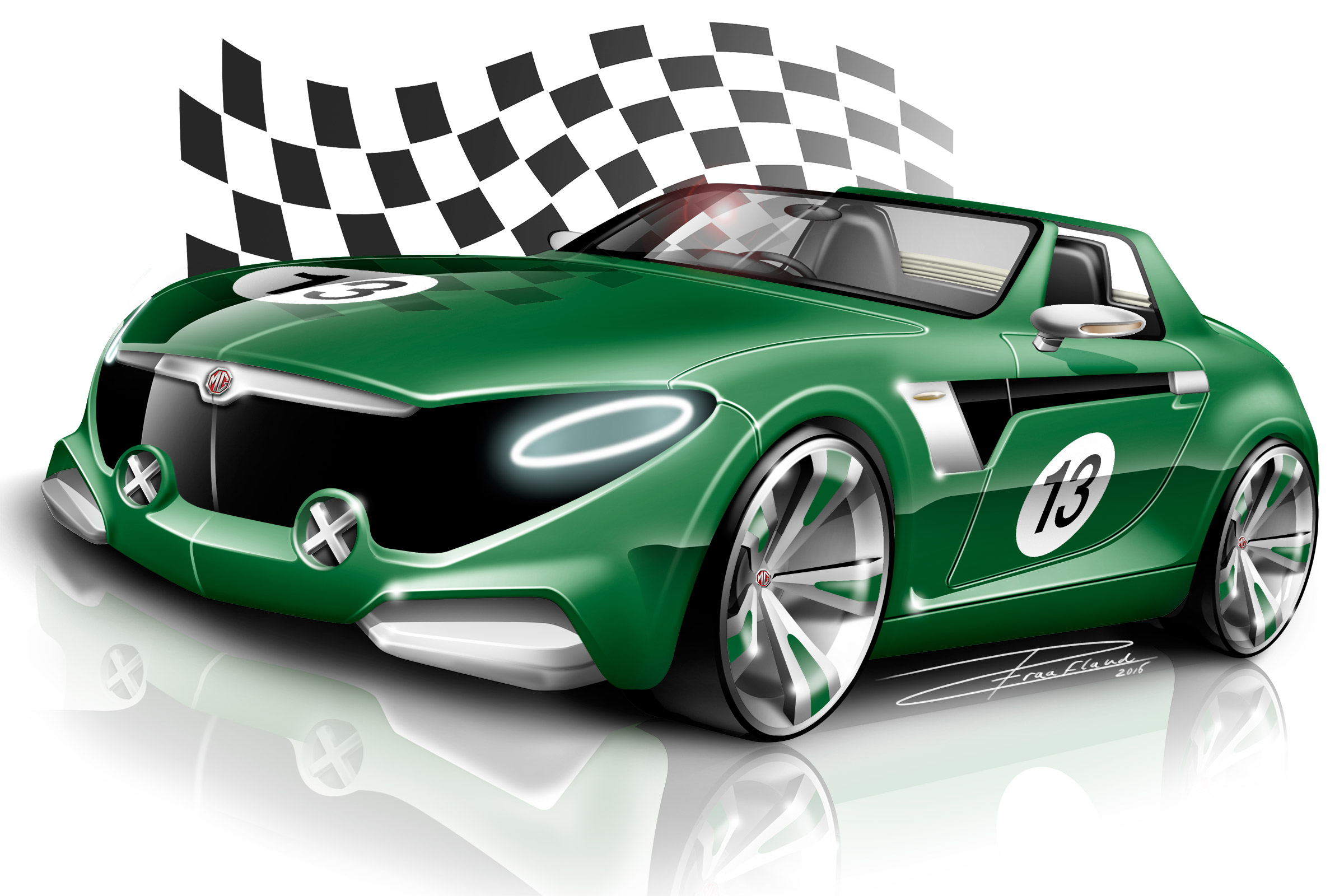 MG Horizon concept sketch - front
