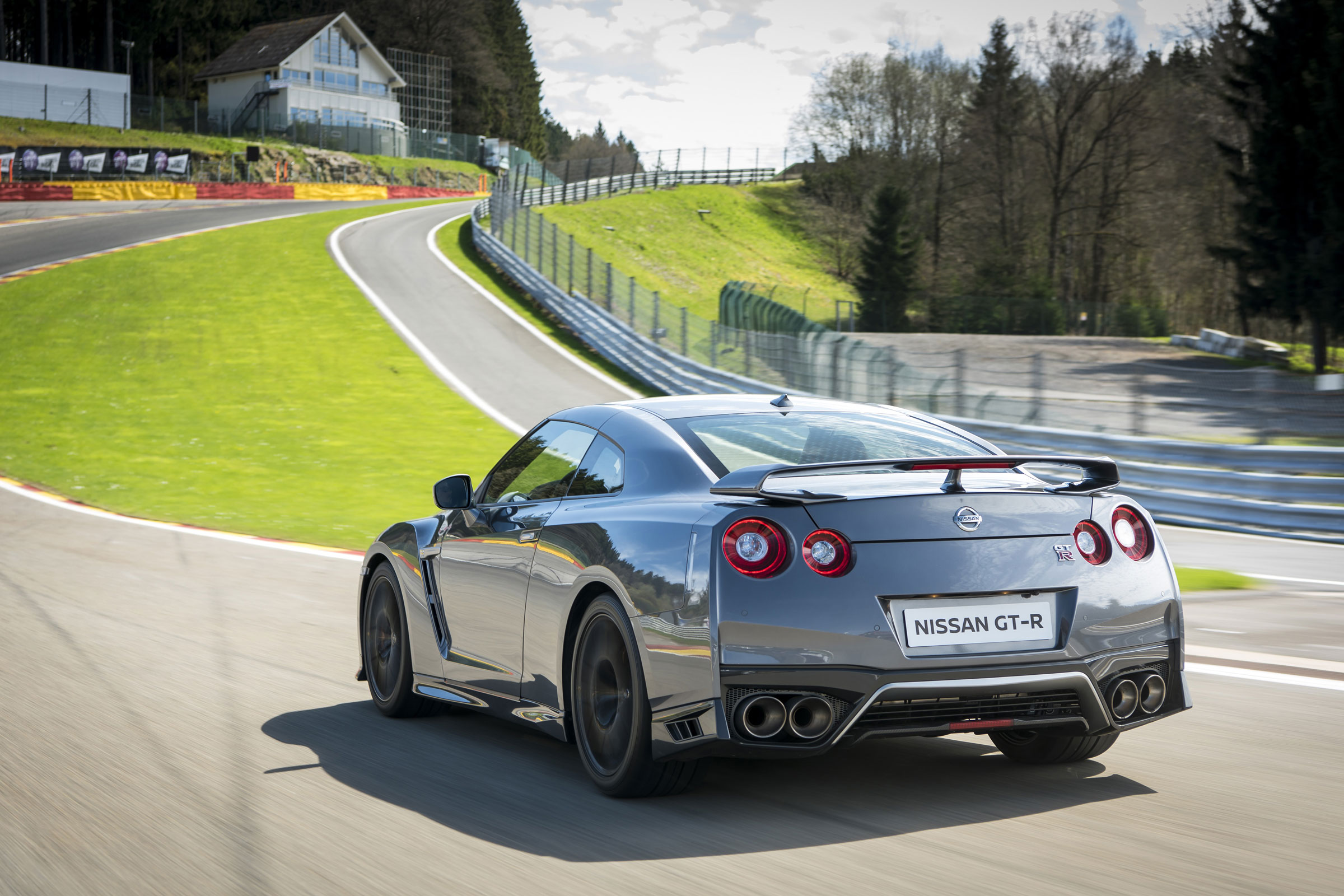New Nissan GT-R 2016 rear driving