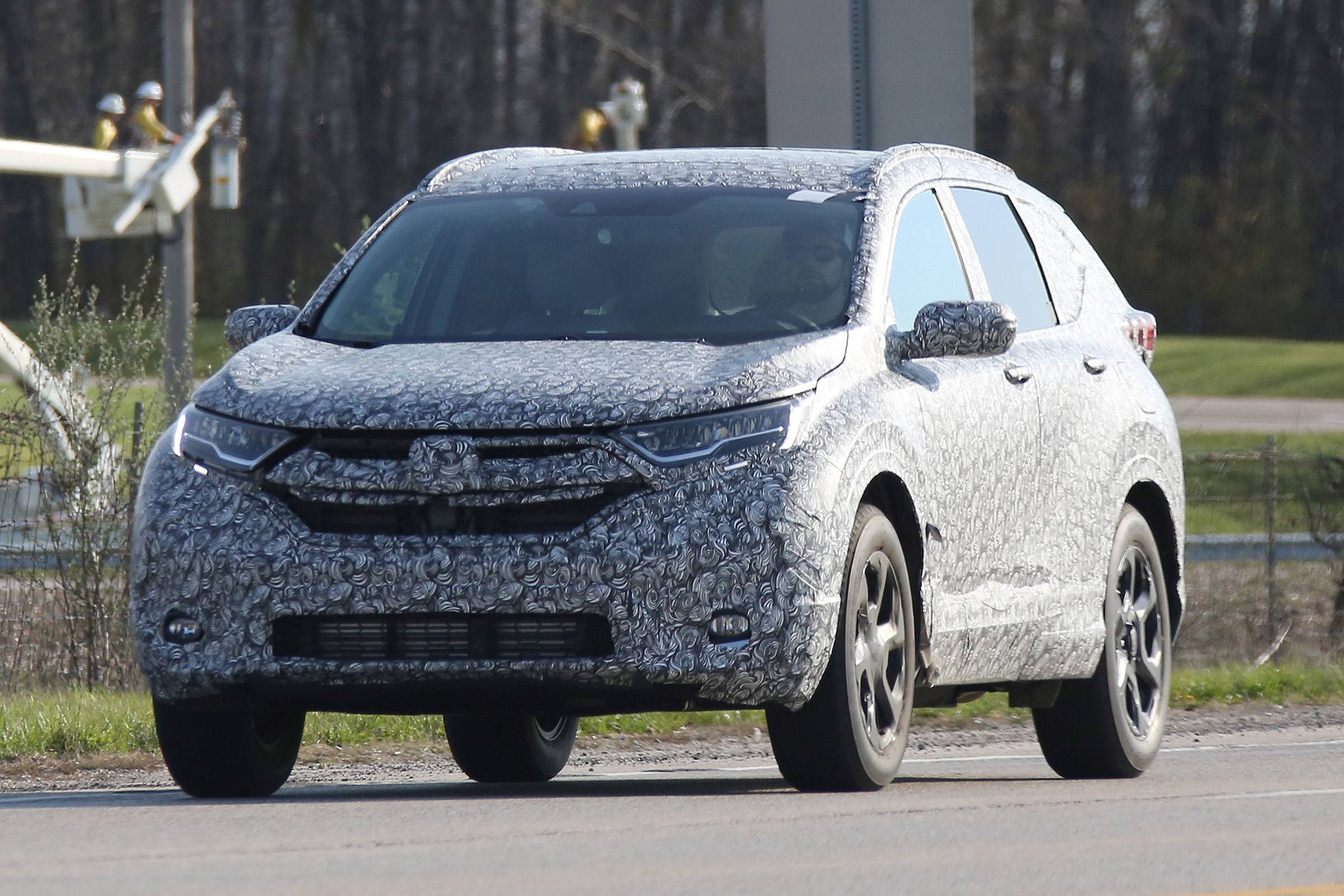New Honda CR-V - spy shots - front