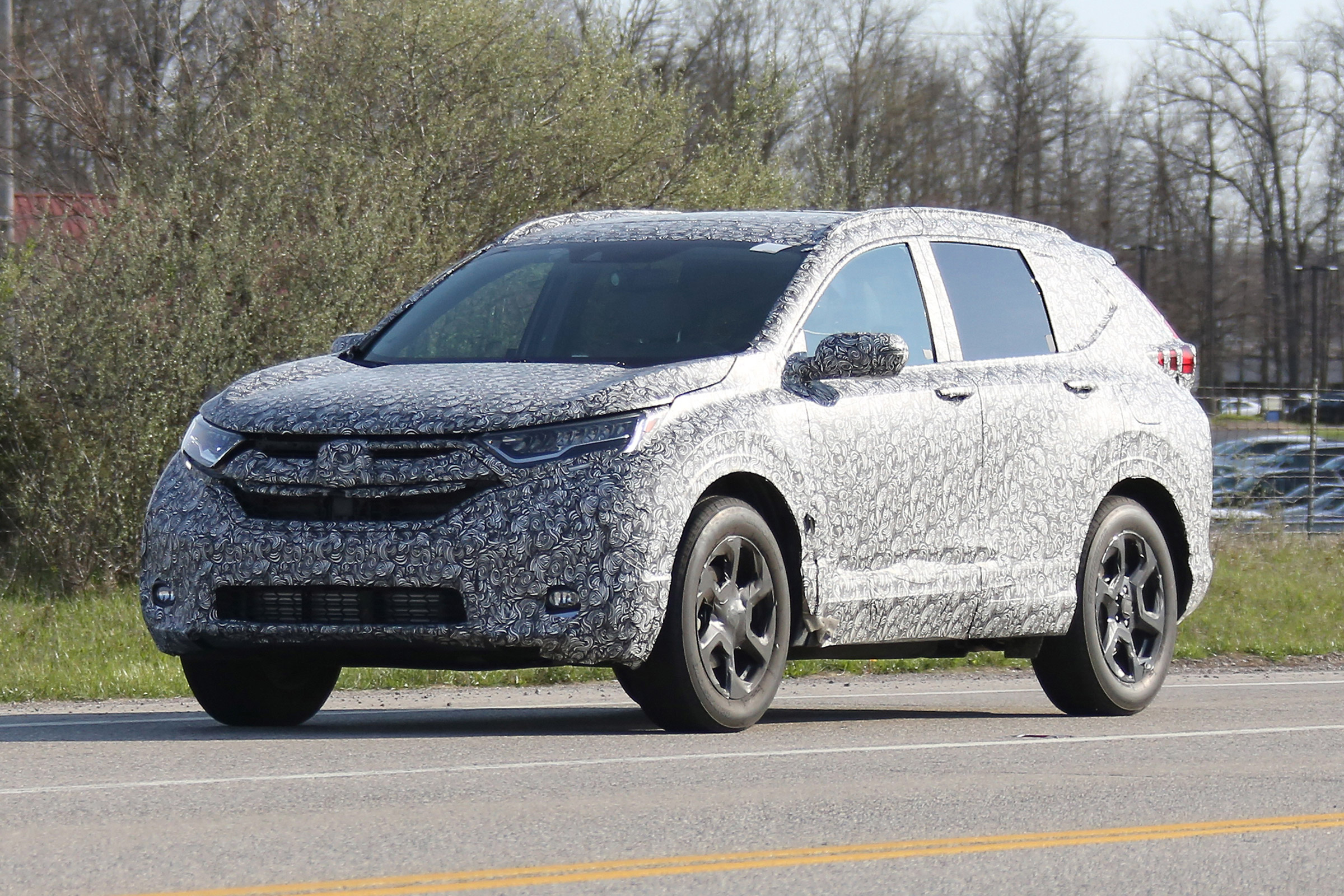 New Honda CR-V - spy shots - front/side
