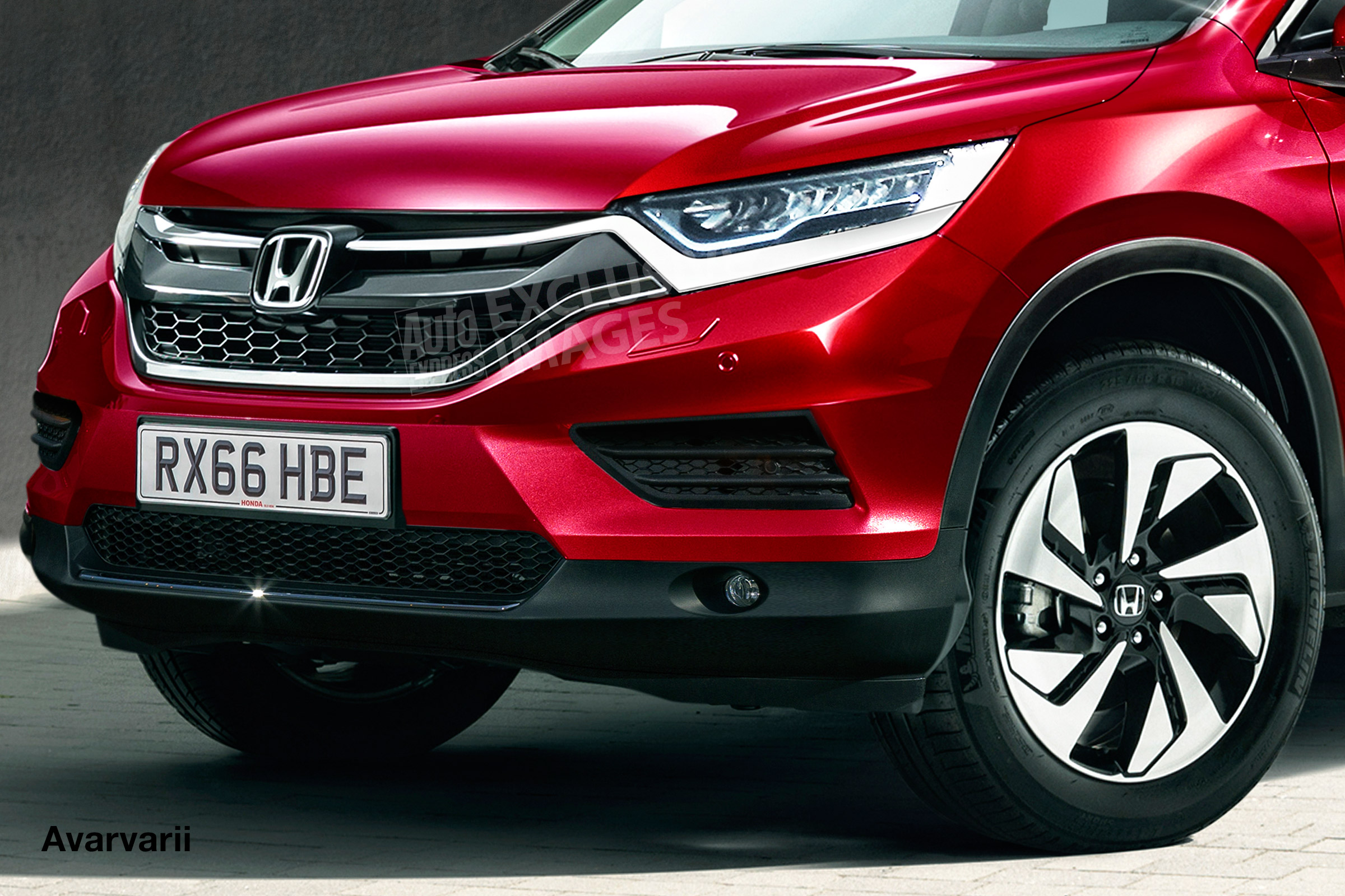 New Honda CR-V - exclusive image - front detail