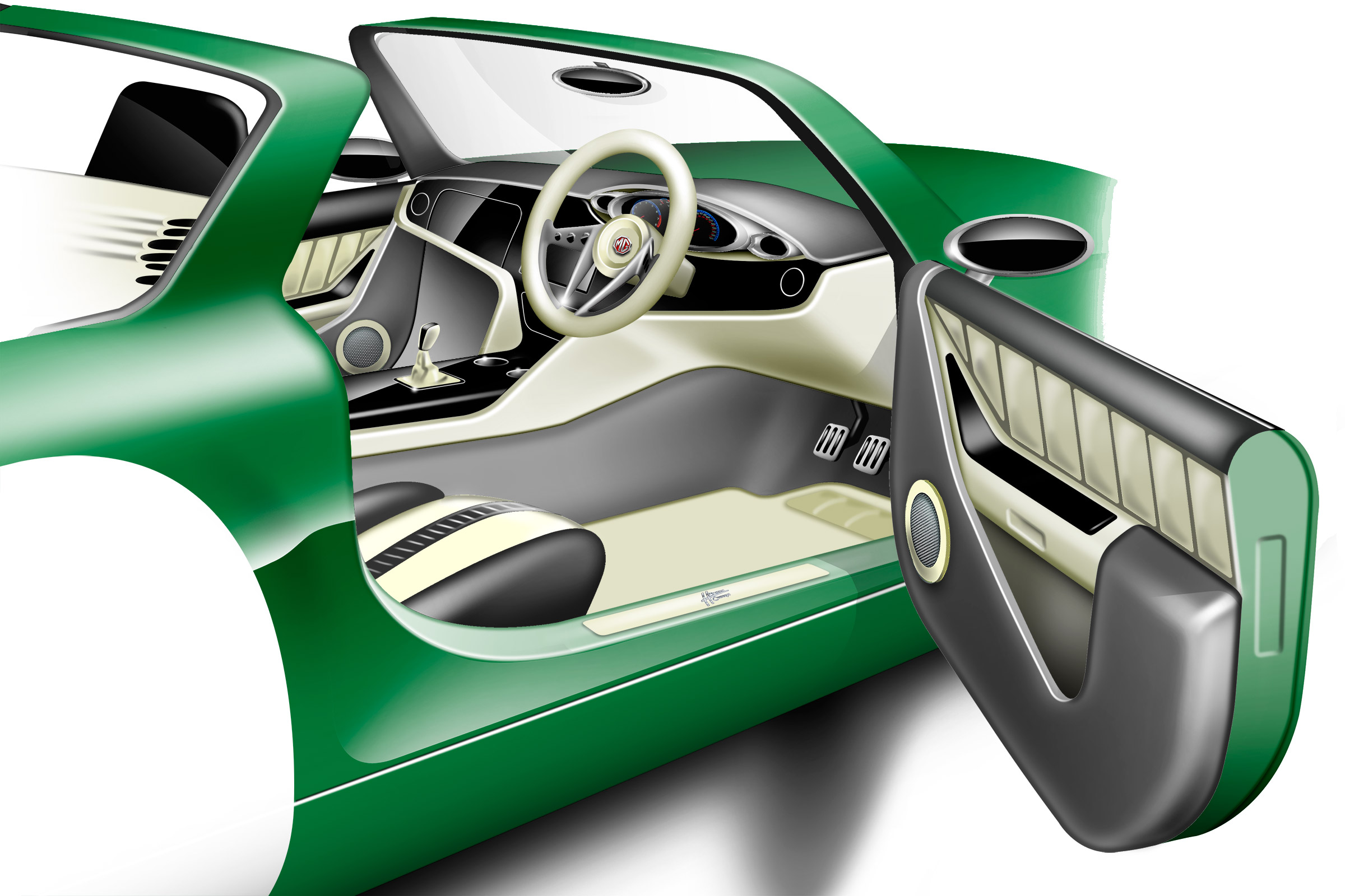 MG Horizon concept sketch - interior
