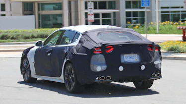 Kia GT spies side rear