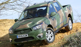 SsangYong Korando Sports DMZ - front cornering