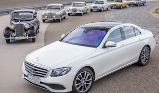 70 years of Mercedes E-Class - header