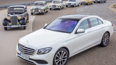 70 years of Mercedes E-Class - header