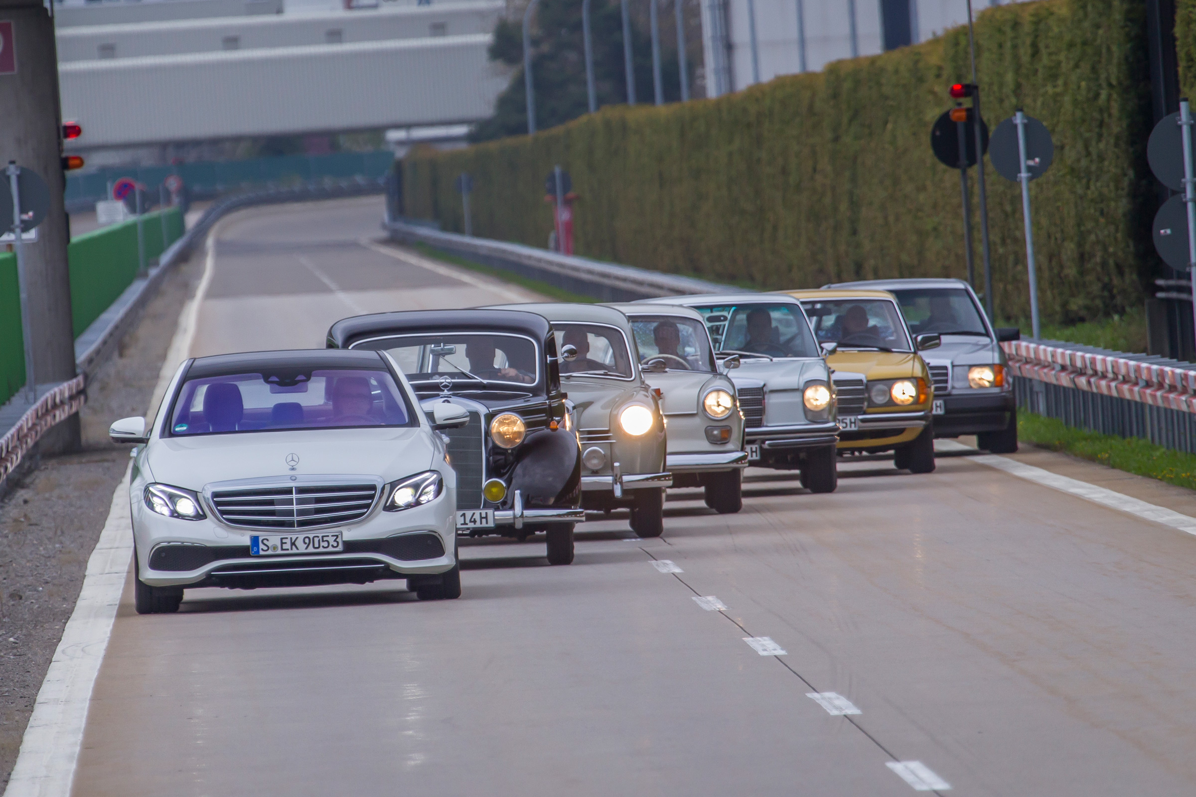 70 years of Mercedes E-Class - group 2