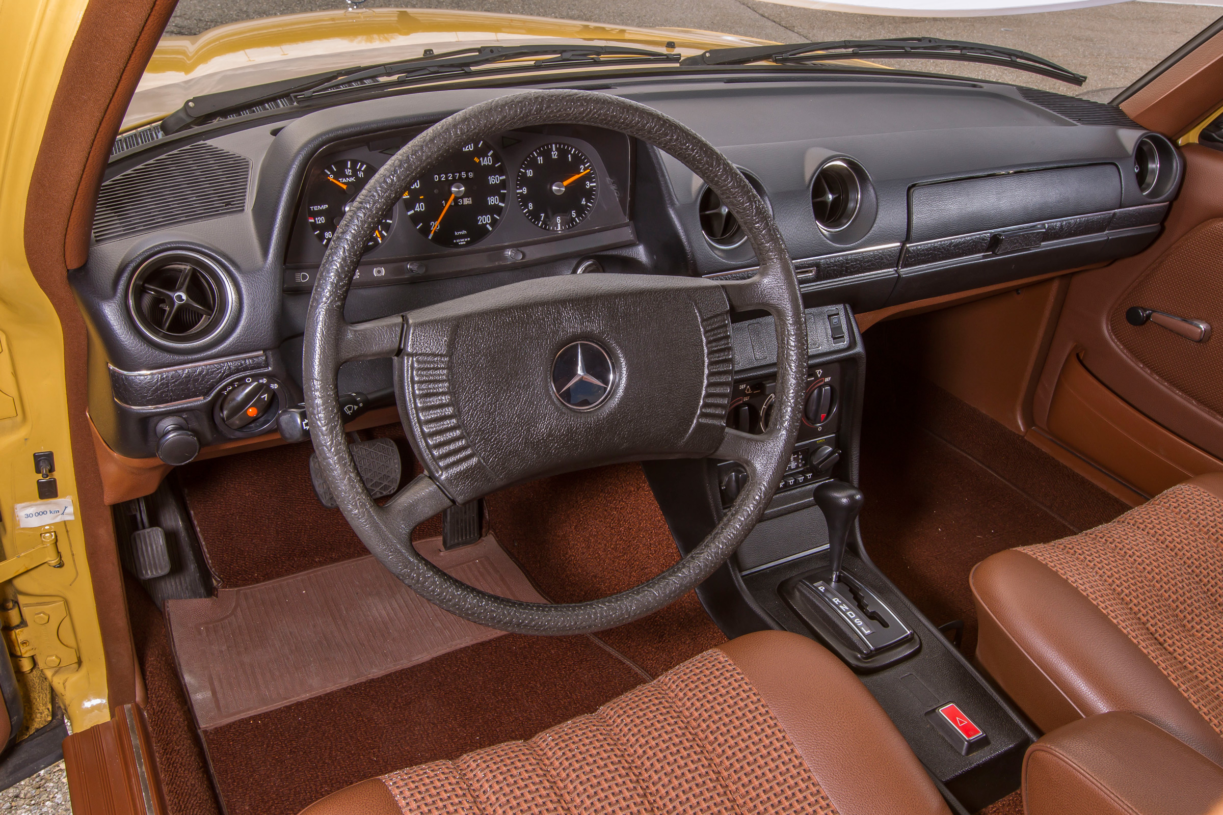 70 years of Mercedes E-Class - W123 interior