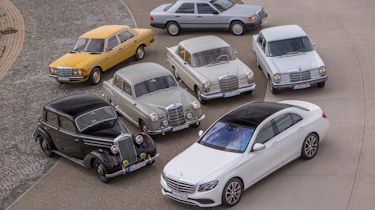 70 years of Mercedes E-Class - group 3
