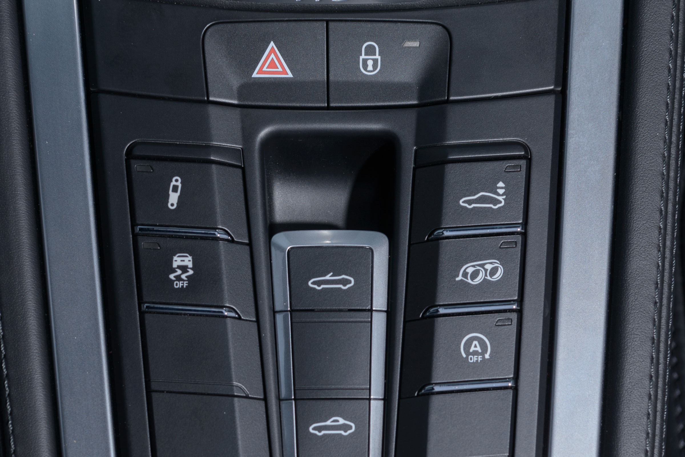 Porsche 718 Boxster controls