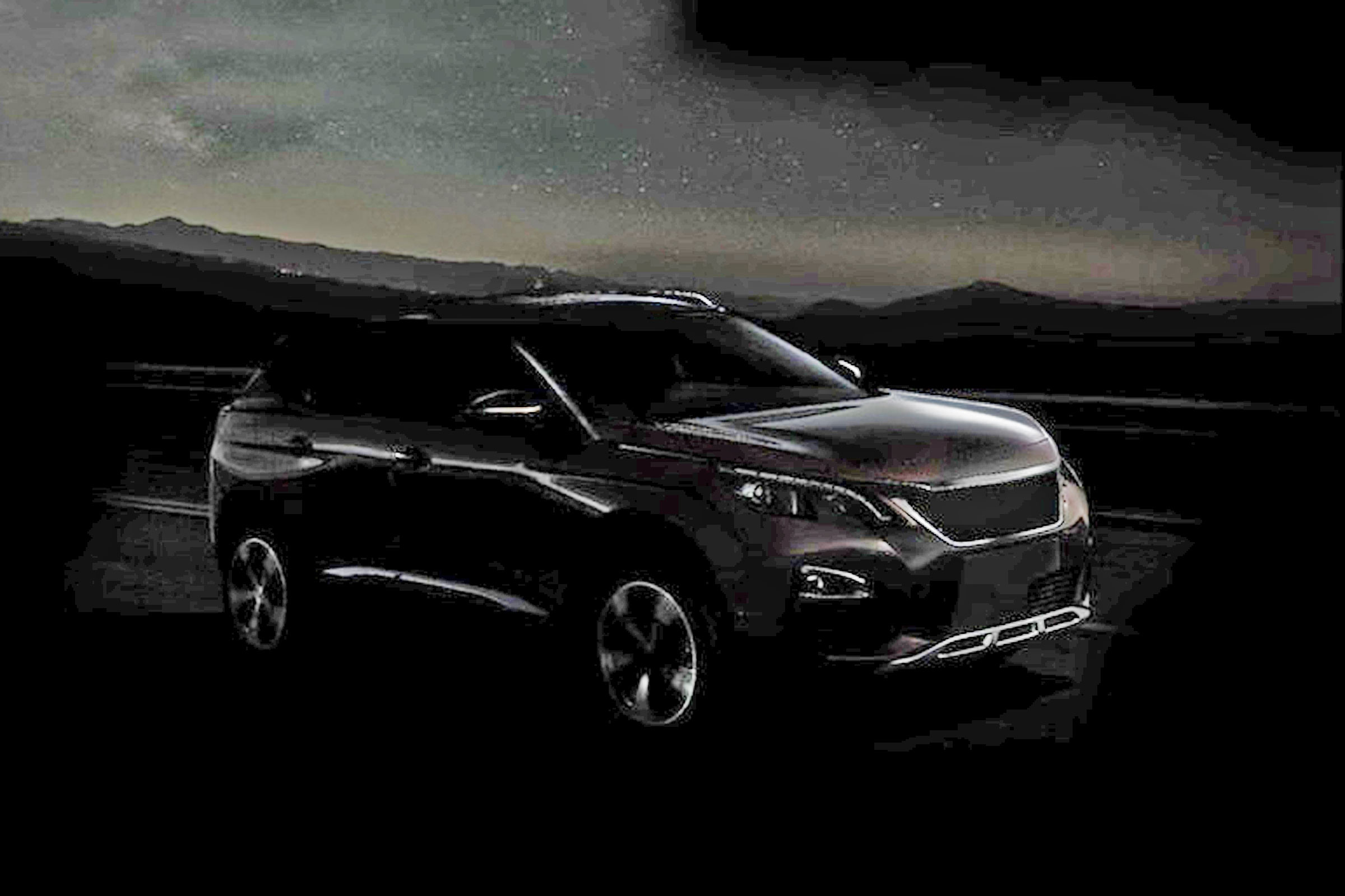 Peugeot 3008 teaser lightened