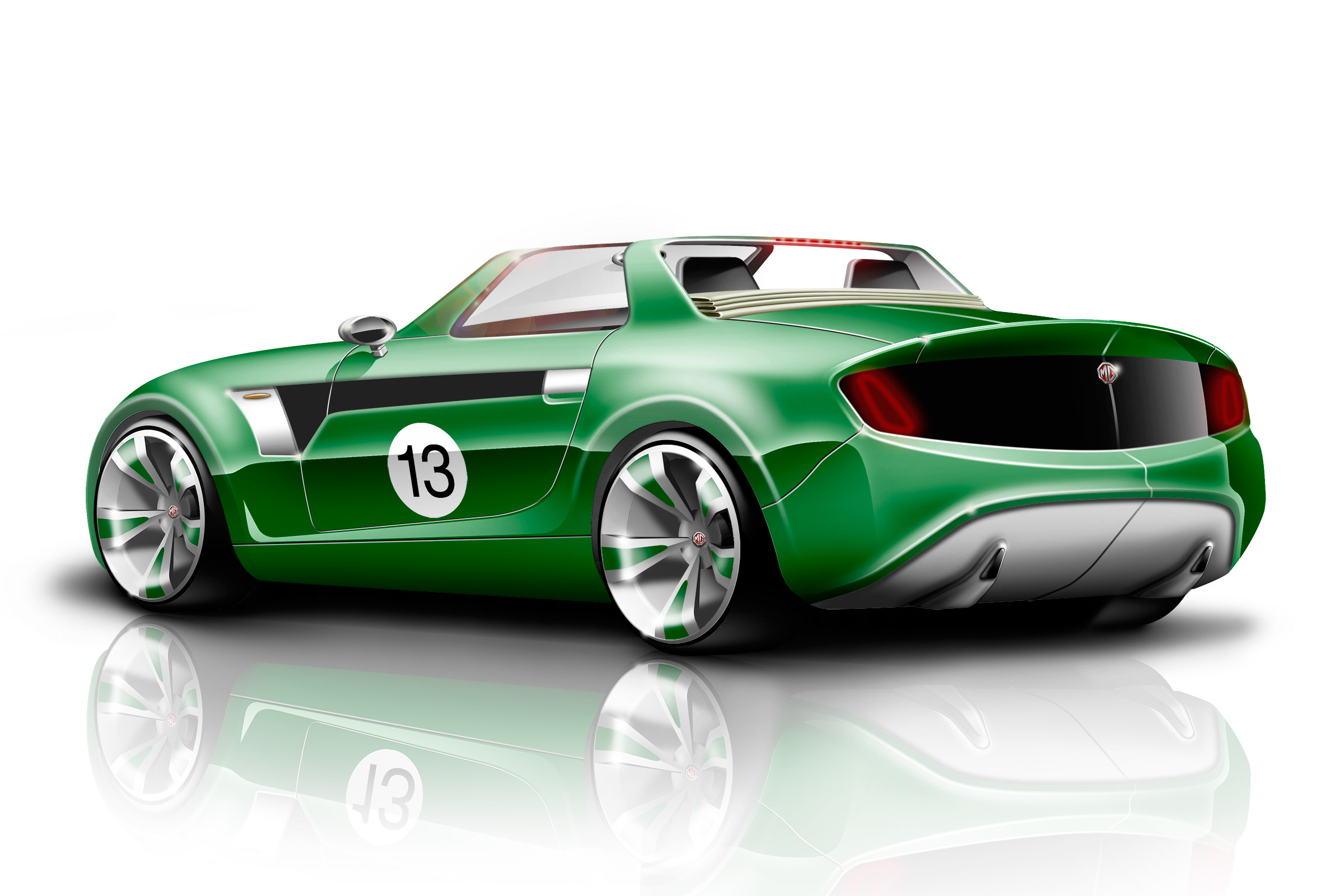 MG Horizon concept sketch - rear
