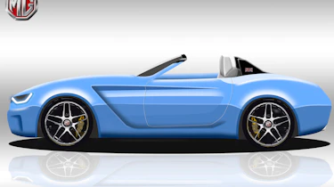 MGB sketch - side