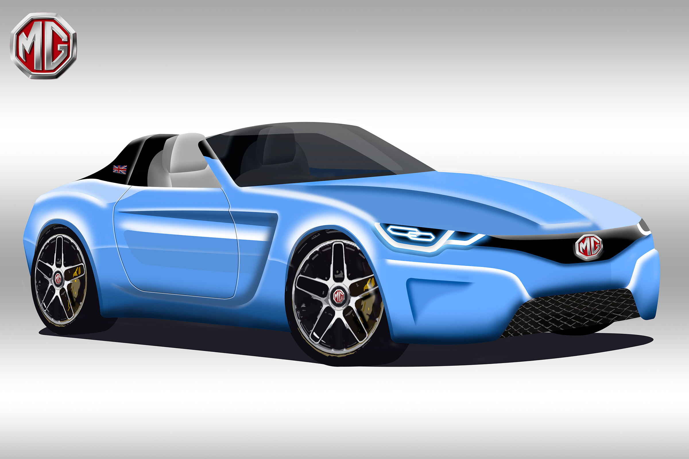 MGB sketch - front