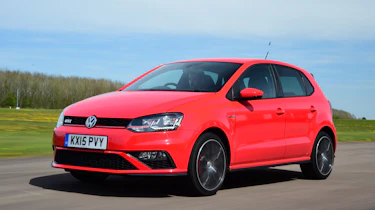 SEAT Ibiza Cupra vs VW Polo GTI - Polo front tracking