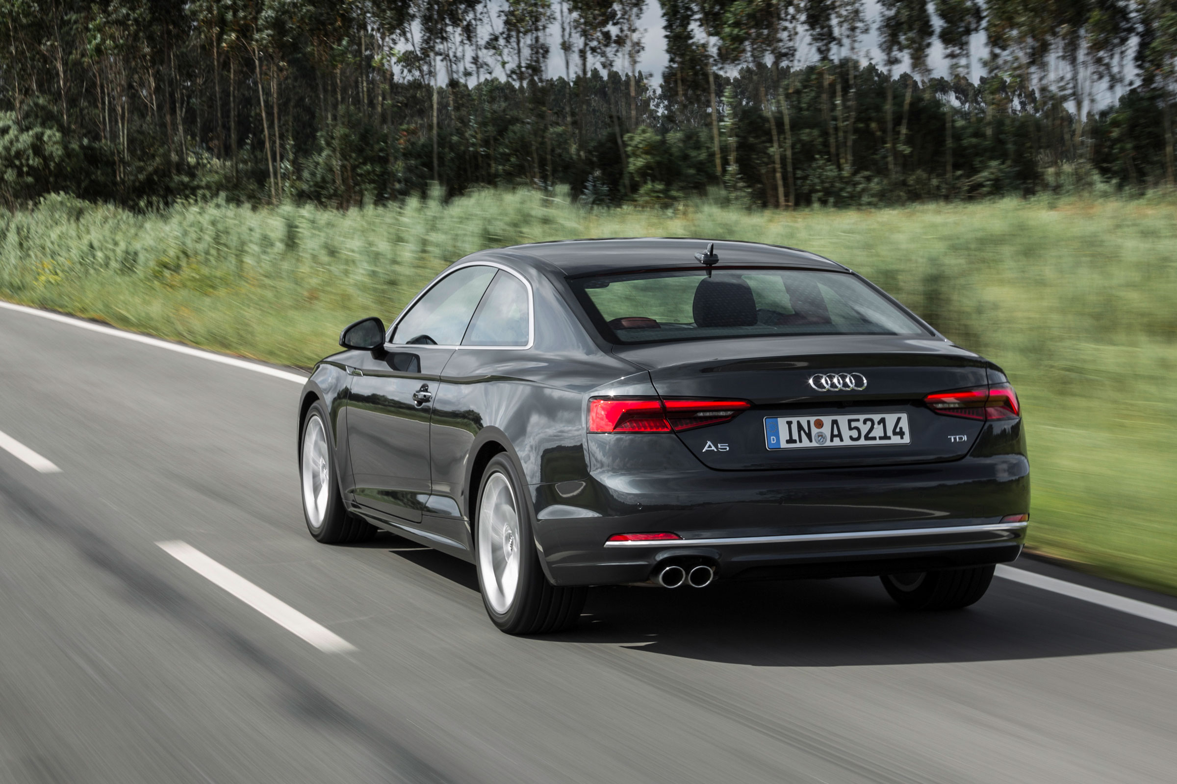 Audi A5 Coupe 2016 - rear tracking