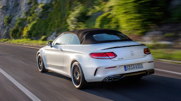 Mercedes C 63 AMG S Cabriolet 2016 - rear tracking
