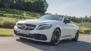 Mercedes C 63 AMG S Cabriolet 2016 - front tracking 2