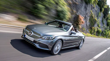 Mercedes C-Class Cabriolet - front action