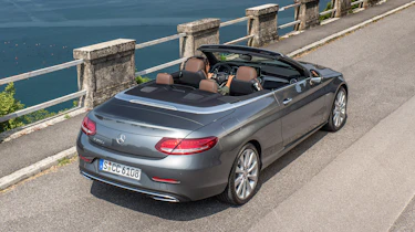 Mercedes C-Class Cabriolet - action roof down