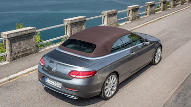 Mercedes C-Class Cabriolet - action roof up