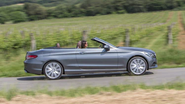 Mercedes C-Class Cabriolet - side action