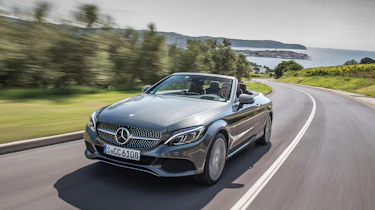Mercedes C-Class Cabriolet - front panning