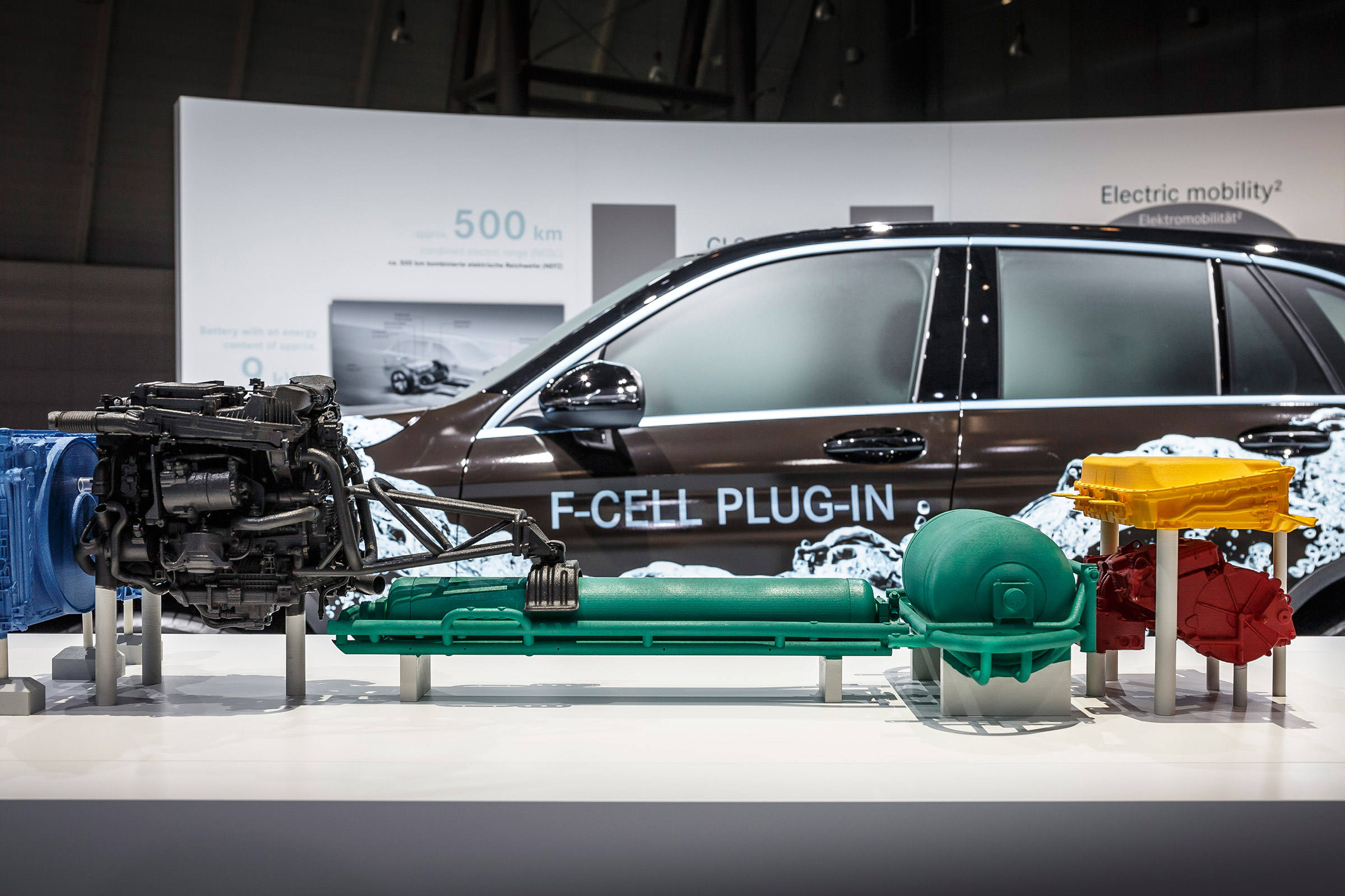 Mercedes GLC F-Cell plug-in - powertrain