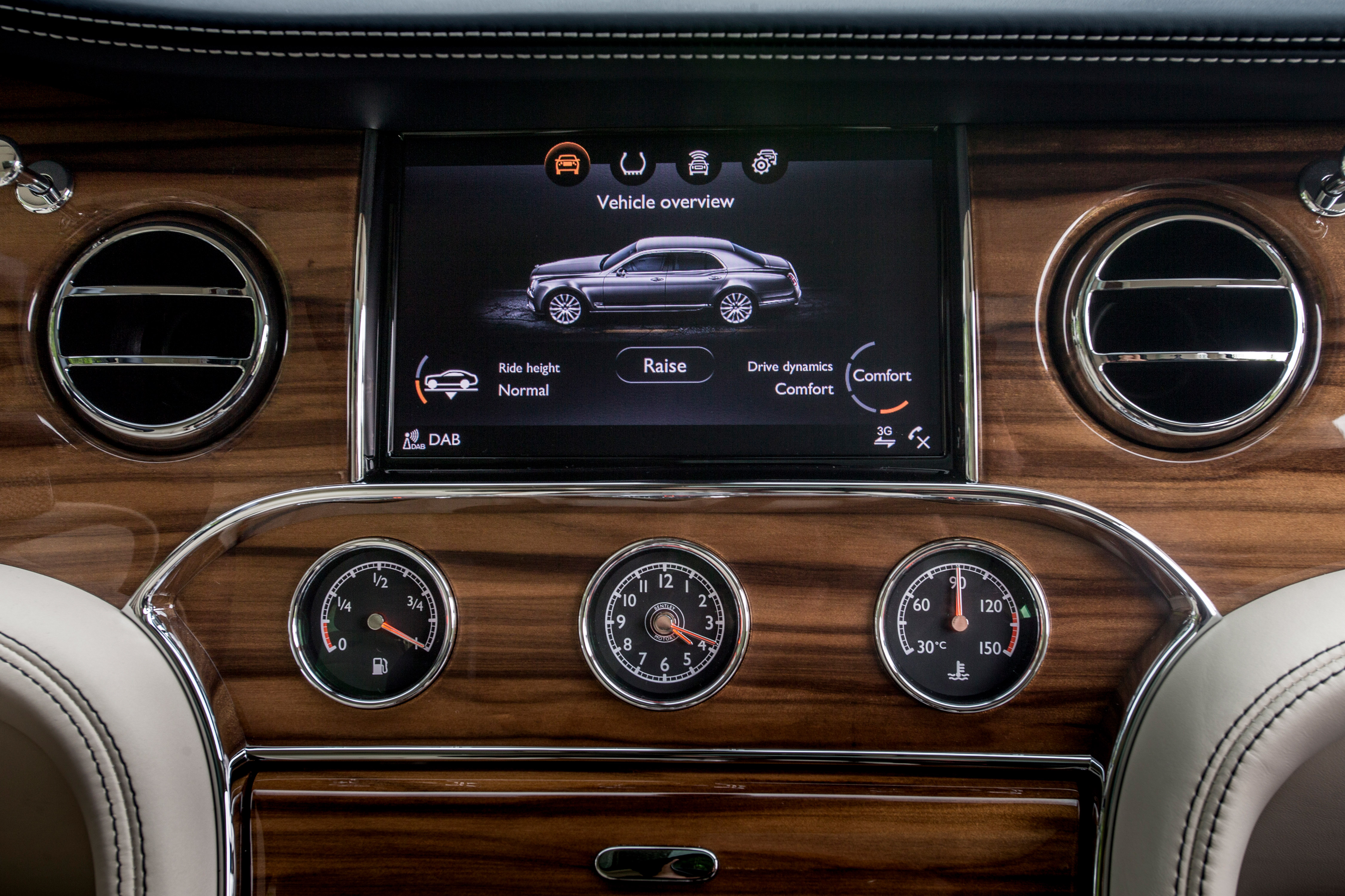 Bentley Mulsanne 2016 - infotainment