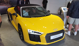 Audi R8 V10 Spyder - Goodwood front three quarter