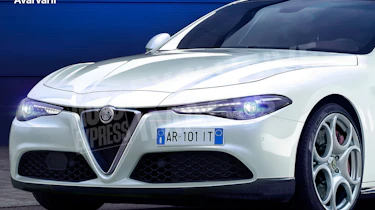 Alfa Romeo 5 Series rival exclusive image - front detail (watermarked)