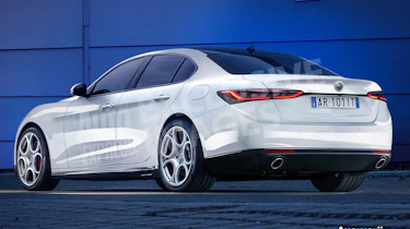 Alfa Romeo 5 Series rival exclusive image - rear watermarked