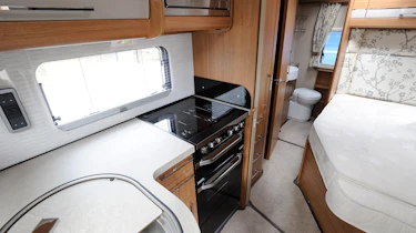 Making a motorhome - inside kitchen